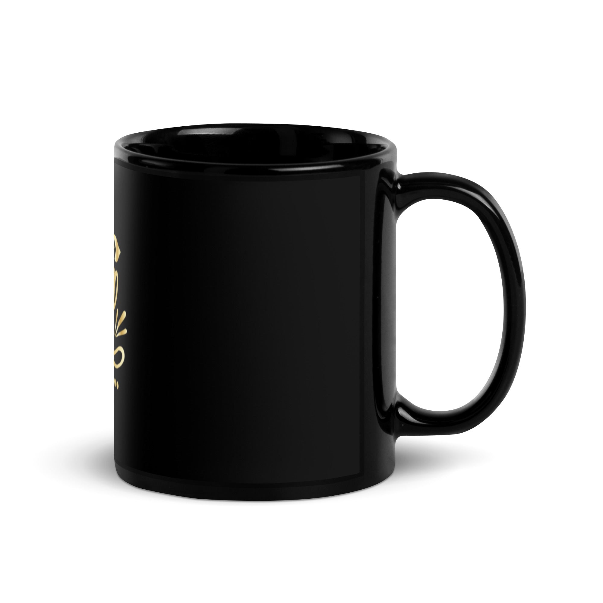 It is Well Black Glossy Mug