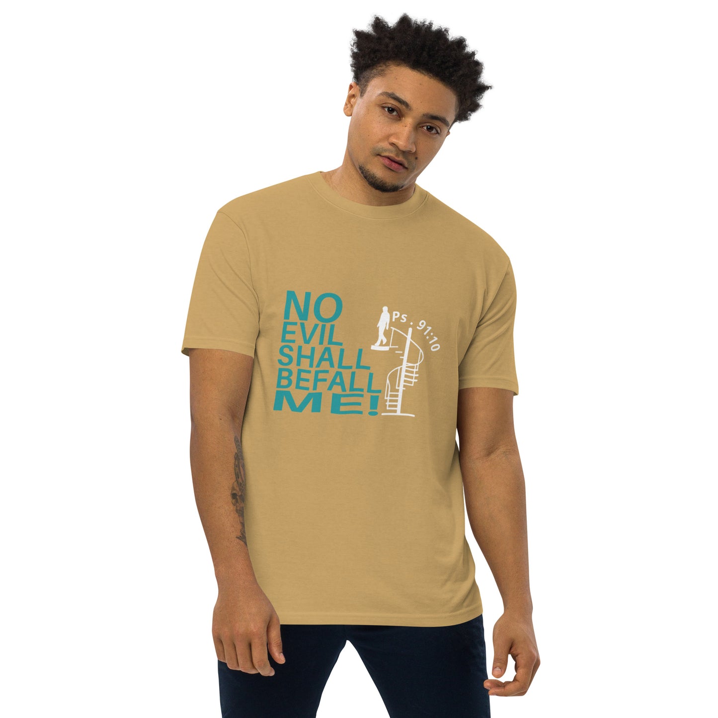Ps. 91:10 Men’s Premium Heavyweight Tee